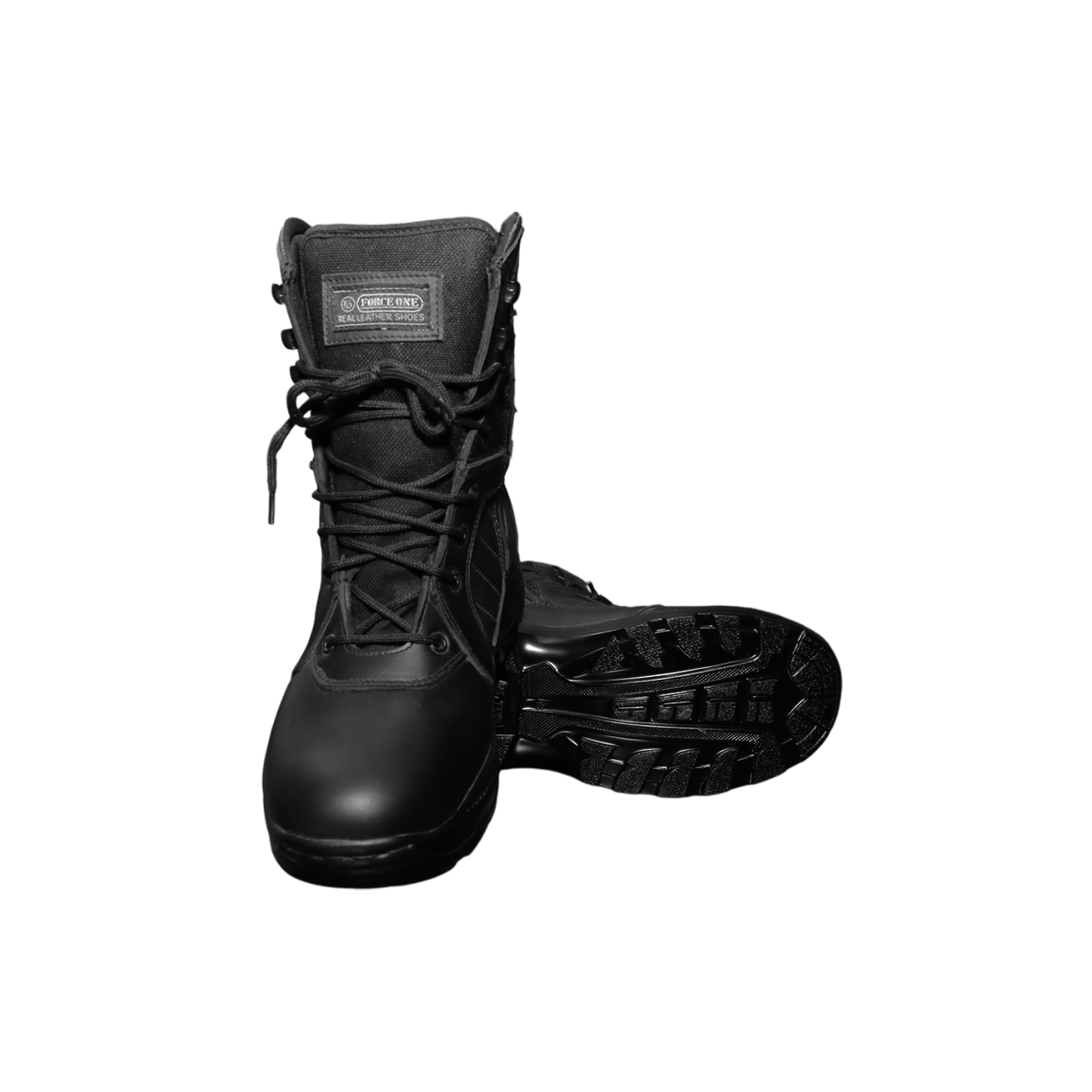 Heavy Duty Black Combat Boots