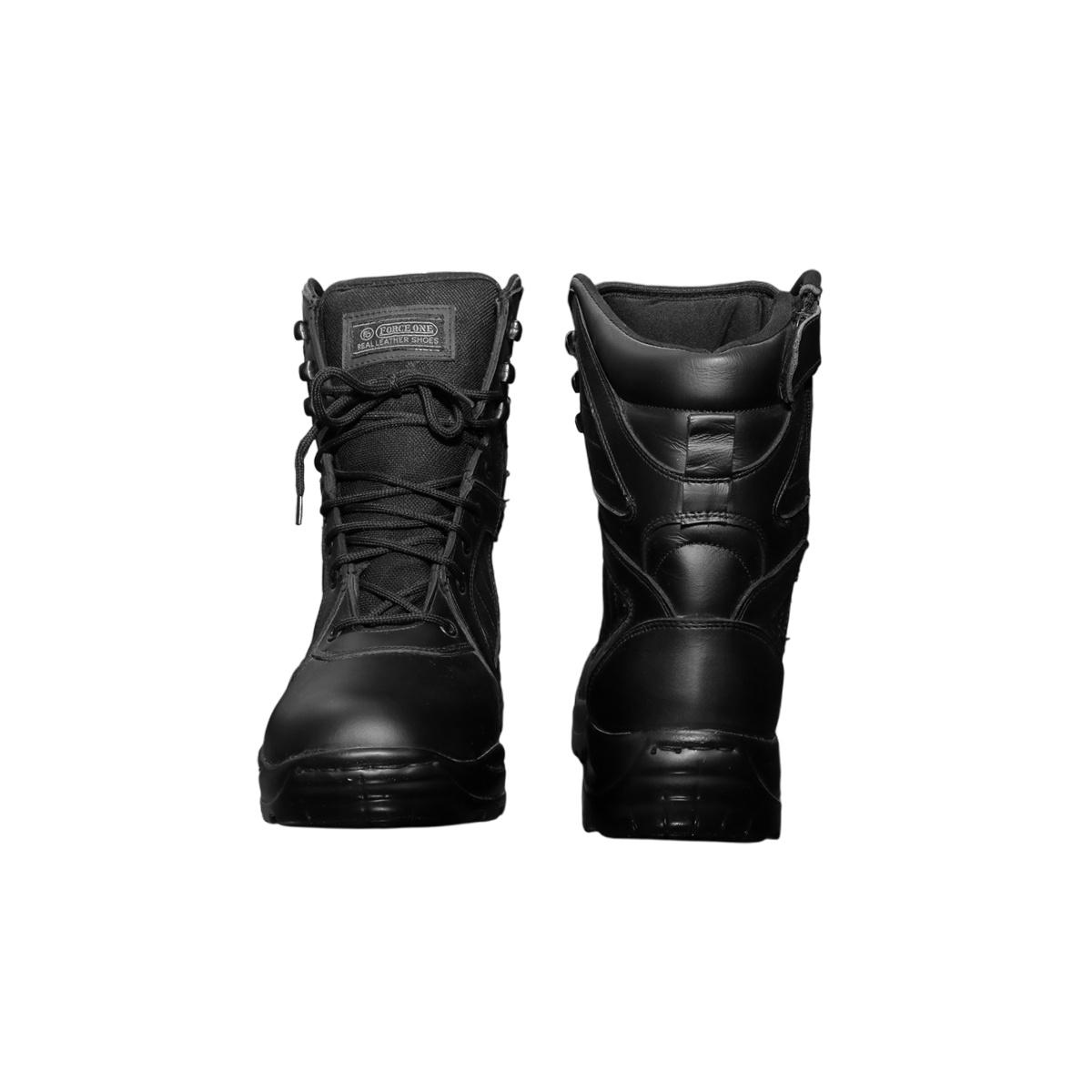 Heavy Duty Black Combat Boots