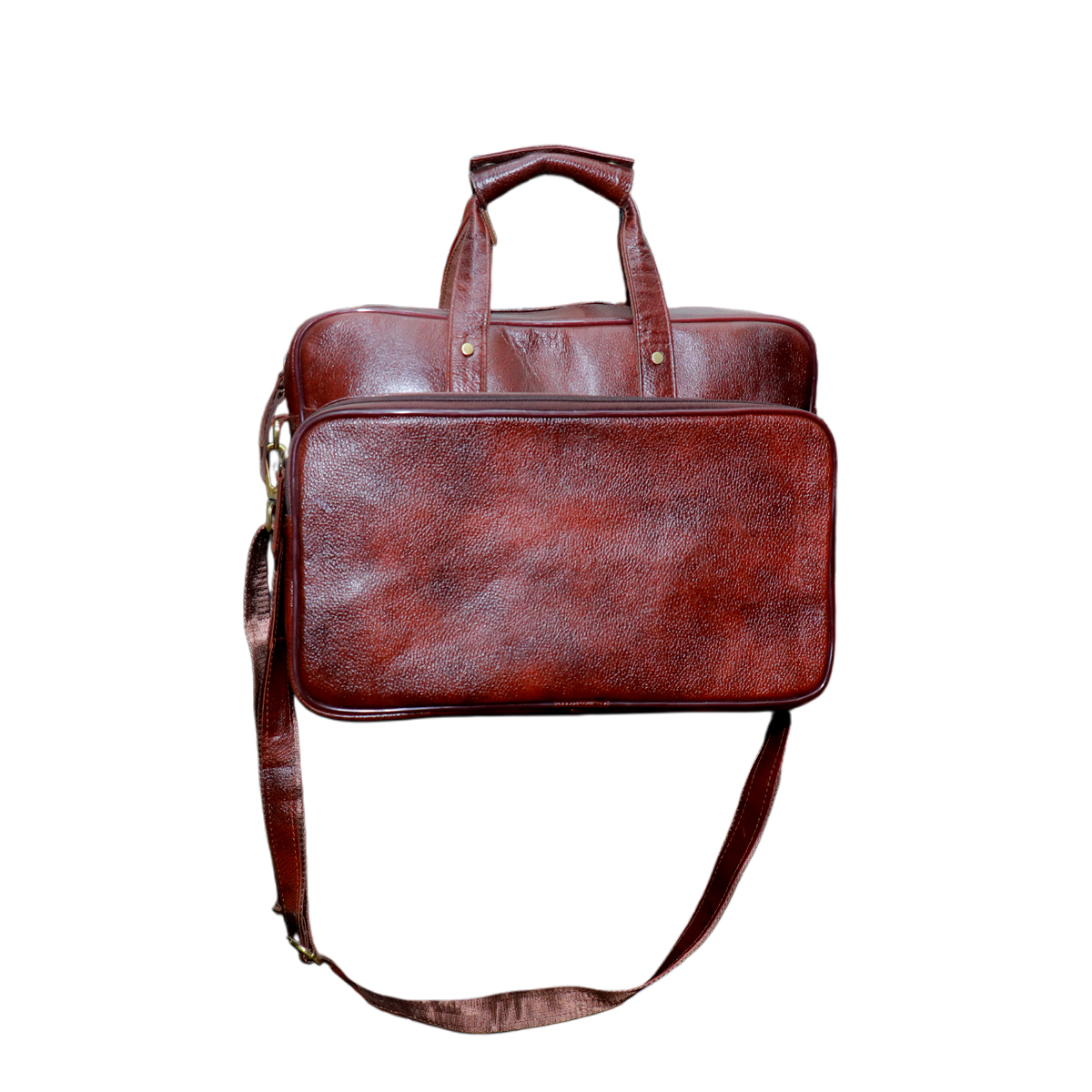 brown Leather Racer bag