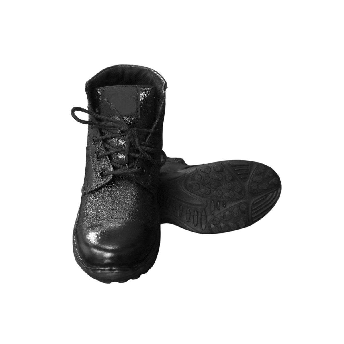 Black Low-Cut Work Utility Boots